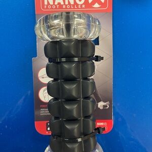 Nano Compact Foam Roller - Black with Clear